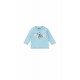 Moschino blue long sleeved top