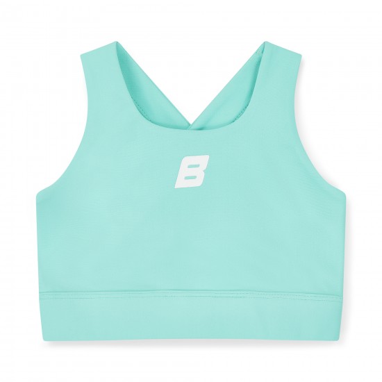 Bonini Bold Mint crop sports top 