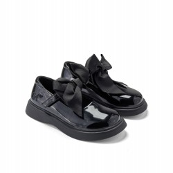 ADEE Black Lyra Black bow shoe 