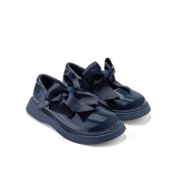 ADEE Navy Lyra Black bow shoe ADEE Navy Lyra Black bow shoe