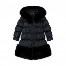 ADEE Black Rhea back to school long jacket 