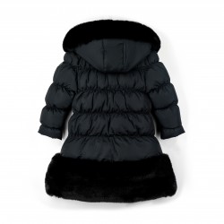 ADEE Black Rhea back to school long jacket 