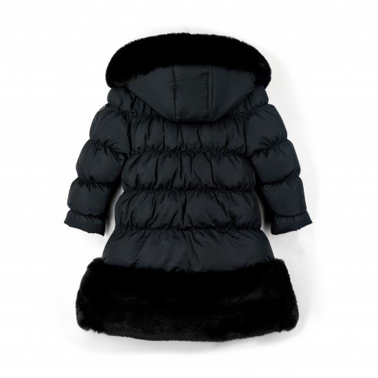 ADEE Black Rhea back to school long jacket 