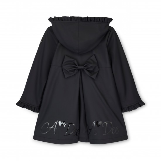 ADEE Black Nova back to school raincoat 