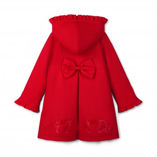 ADEE Red Nova back to school raincoat 