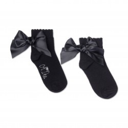 ADEE Black Cara back to school ankle socks 
