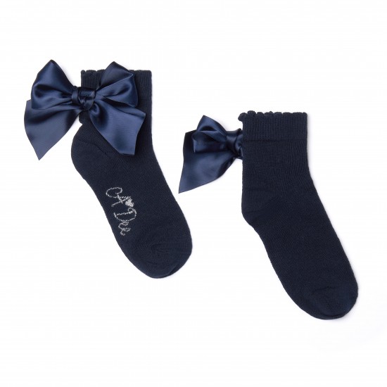 ADEE Dark Navy Cara back to school ankle socks 