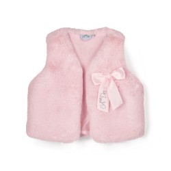 ADEE Pink Anna Fur gilet 