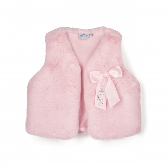 ADEE Pink Anna Fur gilet ADEE Pink Anna Fur gilet