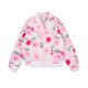 ADEE Pale Pink Alice Rose print bomber jacket 