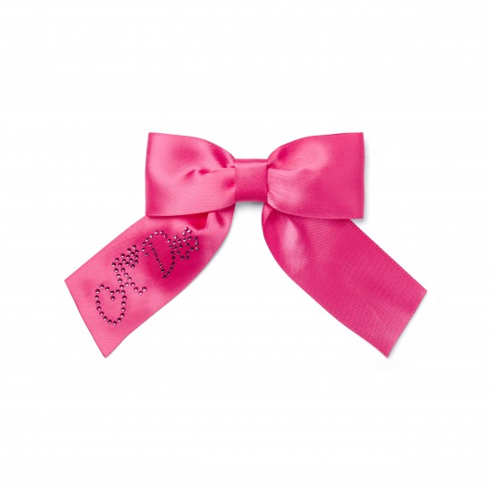 ADEE Fuchsia Pink Ariah satin bow clip 