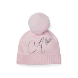 ADEE Pale Pink April pom pom hat 