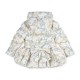 ADEE White Ava bow print jacket 