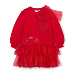 ADEE Red Brandy tulle bow dress 