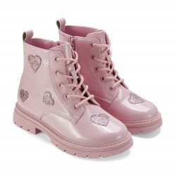 ADEE Amore Pink heart boots 