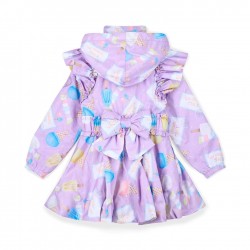 ADEE Sabrina Lilac ice cream frill jacket 