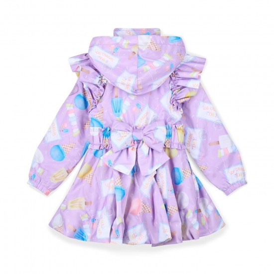 ADEE Sabrina Lilac ice cream frill jacket 