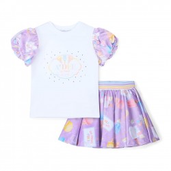 ADEE Sally White ice cream frill skirt set 