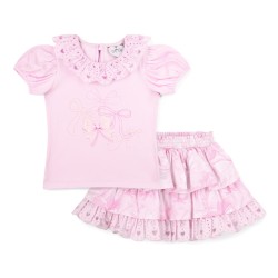 ADEE Pink Riri skirt set 