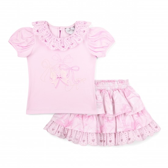 ADEE Pink Riri skirt set 