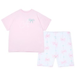 ADEE Pink Rebecca cycling short set