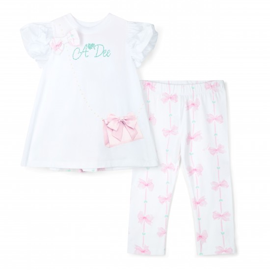 ADEE Rita White legging set 