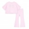 ADEE Pink Samantha flare trouser set 
