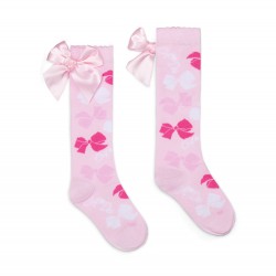 ADEE Pink Ramona knee high socks 