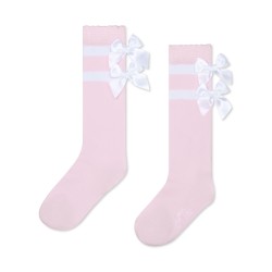 ADEE Pink Rhea knee high socks 