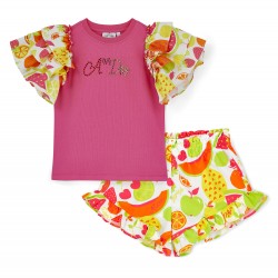 ADEE Bright Pink Tabitha short set 