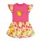 ADEE Pink Tilly print mix dress