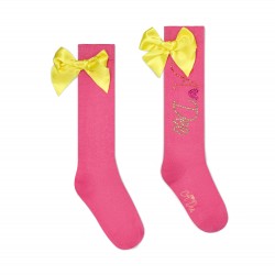 ADEE Pink Tina knee high socks 