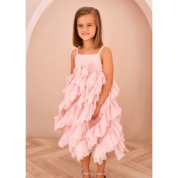 Angels Face Pink Blush Rose frill dress 