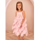 Angels Face Pink Blush Rose frill dress 