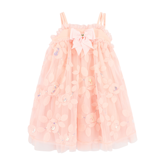 Angels Face Peach strap sequin dress