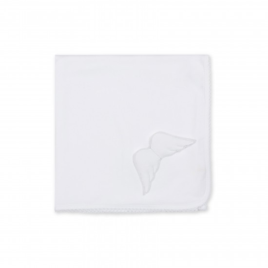 Baby Gi White angel wing burp cloth 
