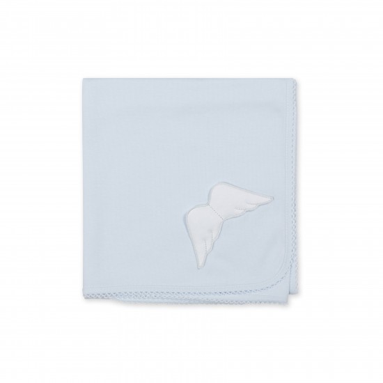 Baby Gi Blue angel wings burp cloth
