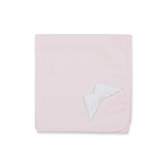 Baby Gi Pink angel wing burp cloth 