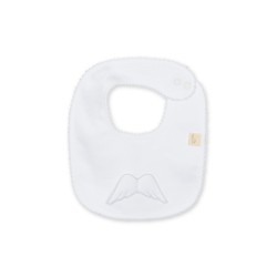Baby Gi White angel wing bib