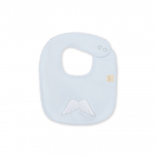 Baby Gi Blue angel wing bib