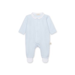 Baby Gi Blue plain angel wings babygrow 