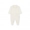 Baby Gi Cream/Blue anchor pocket babygrow 