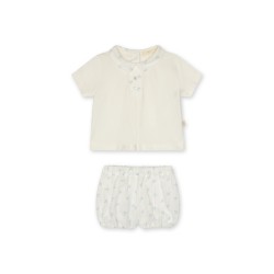Baby Gi Cream anchor pant set 