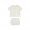 Baby Gi Cream anchor pant set 