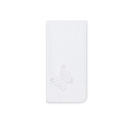 Baby Gi White butterfly burp cloth 