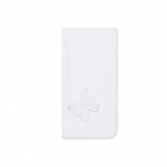Baby Gi White butterfly burp cloth 