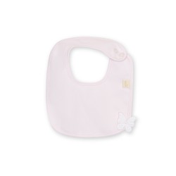 Baby Gi Pink butterfly bib 