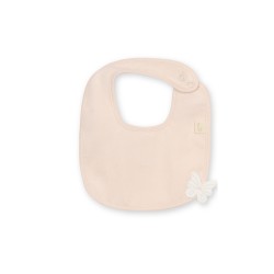 Baby Gi Peach butterfly bib 