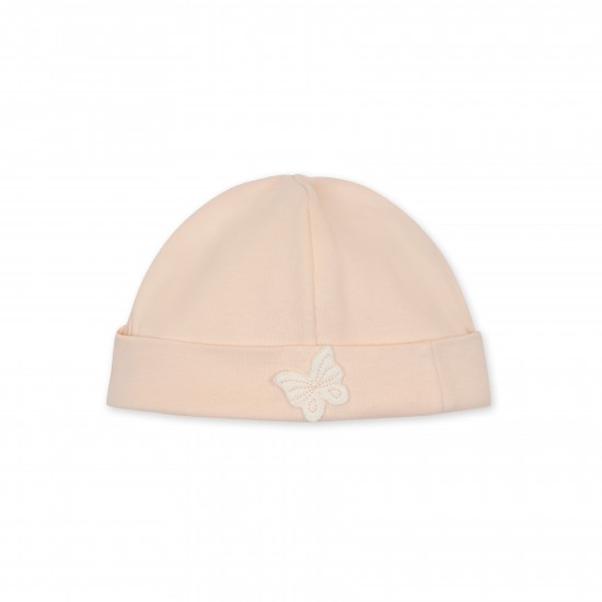 Baby Gi Peach butterfly hat 