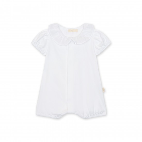 Baby Gi White butterfly romper 
